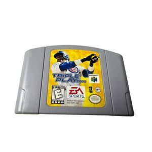 Triple‎ Play 2000 N64 Nintendo 64 Authentic Tested Game